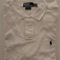 Polo Ralph Lauren Bianca Uomo Taglia XL Custom FIT