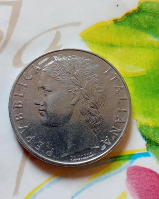 Moneta rara da 100 lire del 1974