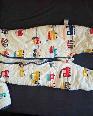 Sacco nanna con piedi misura 3-5 anni