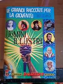 Album figurine uomini illustri Panini edicola comp