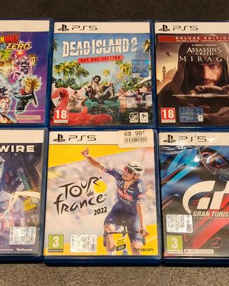 Giochi PS5 e PS4 LEGGERE DESCRIZIONE!