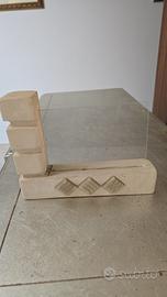 Cornice in pietra leccese fatta a mano