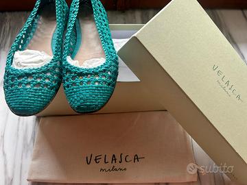 Ballerine Velasca Turchesi Donna Nuova con Scatola