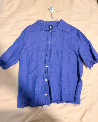 Polo crop viola Marina Yachting Taglia M