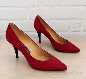 CASADEI decollete vintage rosse n. 37/38