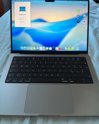 Macbook pro m1 Pro 2021 512gb Argento
