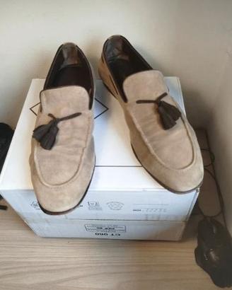 Scarpe da barca in cuoio T.43