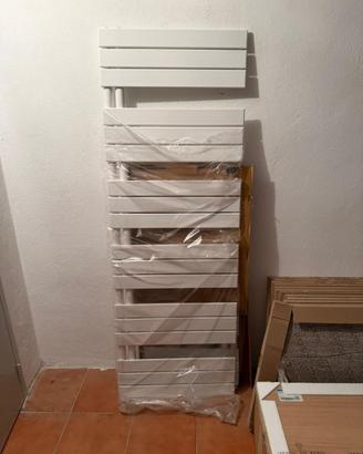 Termoarredo 1730X600 bianco in acciaio tubi piatti