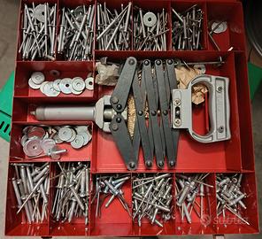 rivettatrice a fisarmonica anni 80'