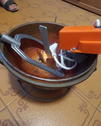 Paiolo per polenta in rame