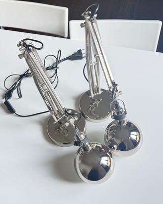 Coppia lampade IKEA FORSÅ cromate