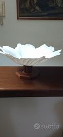Centrotavola vetro e legno 