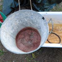 Tinozza in lamiera zincata 