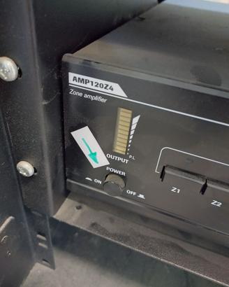 Amplificatore professionale a zone Proel AMP-120Z4