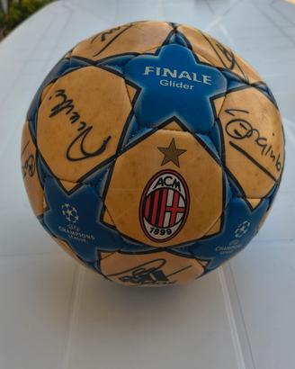 pallone autografato Milan 2003