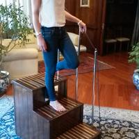 Scala per barca molo scaletta banchina legno