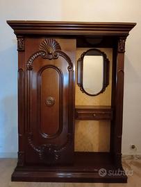 Mobile vintage ingresso appendiabiti cappottiera