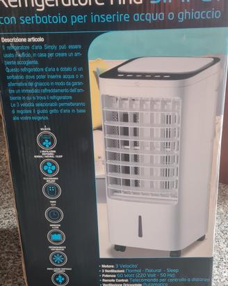 Refrigeratore aria con serbatoio x acqua o ghiacci