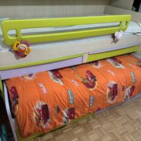 Letto cameretta a castello con cassettoni