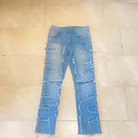 jeans flared azzuri