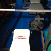 panca piana High Power + porta bilanciere