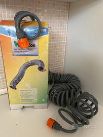 Tubo da giardino a spirale auto avvolgente 15mt