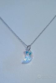 collana con Luna in cristallo 