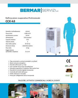 RAFFRESCATORE EVAPORATIVO PROFESSIONALE
