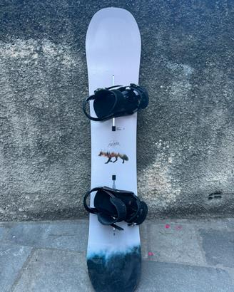 Tavola e attacchi burton 144 cm flying V