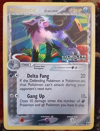 Pokemon-Mightyena Specie delta (Eng,Holo/Foil, NM)