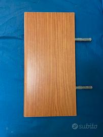 Mensola in legno marrone 20x40 cm