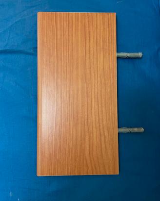 Mensola in legno marrone 20x40 cm
