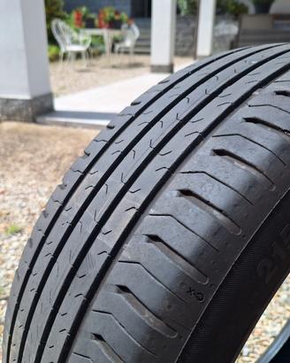 4 Gomme estive Continental  (usate) 215/55/R18 XL