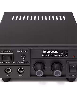 AMPLIFICATORE  PER MEZZI MOBILI CON TROMBE
