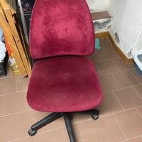 Sedia ufficio con rotelle