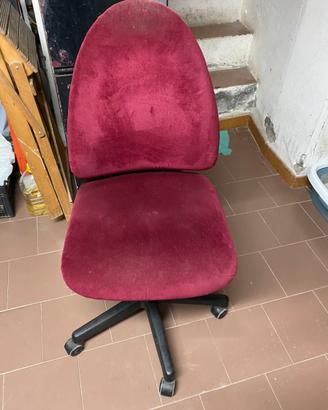 Sedia ufficio con rotelle
