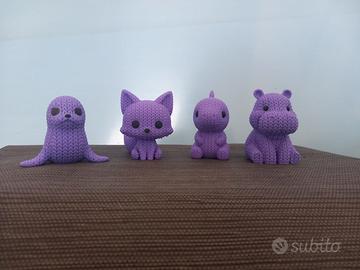 Animaletti Amigurumi in Stampa 3D - Effetto Lana