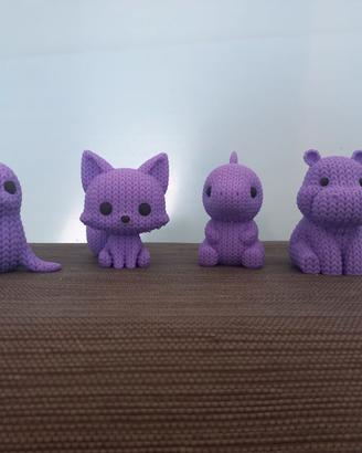 Animaletti Amigurumi in Stampa 3D - Effetto Lana
