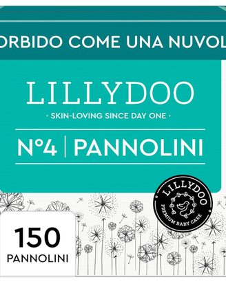 Pannolini LILLYDOO delicati sulla pelle - taglia 4
