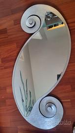 Specchio in foglia d'argento