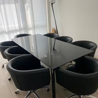 Tavolo in vetro Milano