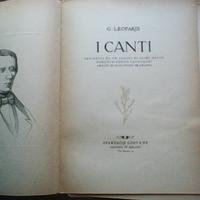 GIACOMO LEOPARDI   I CANTI