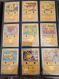 pikachu 30 th completo da 1 a 30