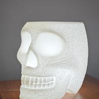 Qeeboo Mexico Skull LED – sgabello tavolino design