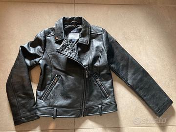 Blazer eco pelle, Kiabi, nero, TG 8A