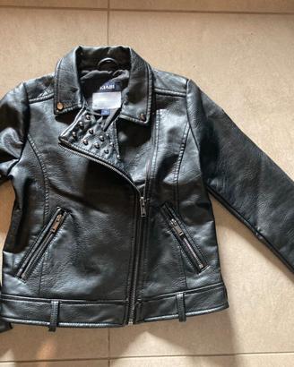 Blazer eco pelle, Kiabi, nero, TG 8A