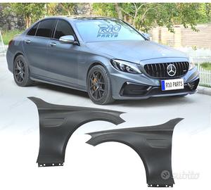 KIT 2 PARAFANGHI MERCEDES W205 C205 14- LOOK C63 M