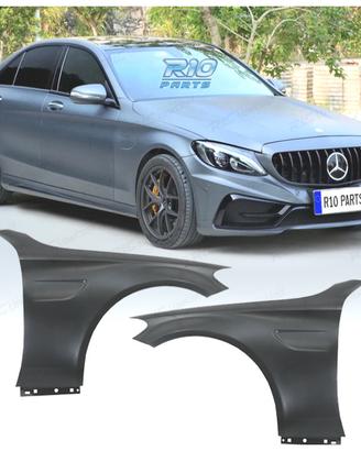 KIT 2 PARAFANGHI MERCEDES W205 C205 14- LOOK C63 M