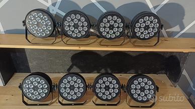 Par Led Slim 18x12 (8pz con case)