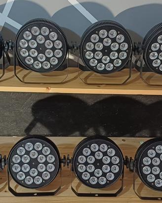 Par Led Slim 18x12 (8pz con case)